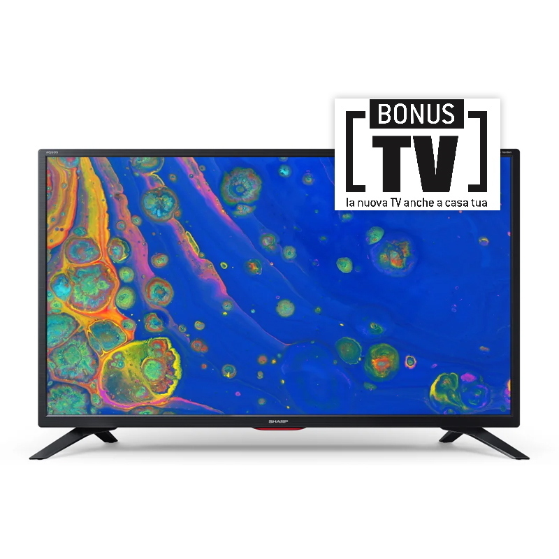 Sharp 32bc5e - 32 smart tv led hd - audio harman kardon - black - it