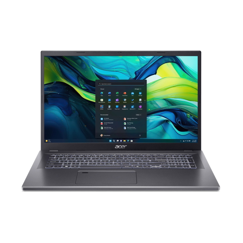 Acer aspire 17 a17-51m-945y intel core 9 270h computer portatile 43,9 cm (17.3\) full hd 16 gb lpddr5x-sdram 512 gb ssd wi-fi 6