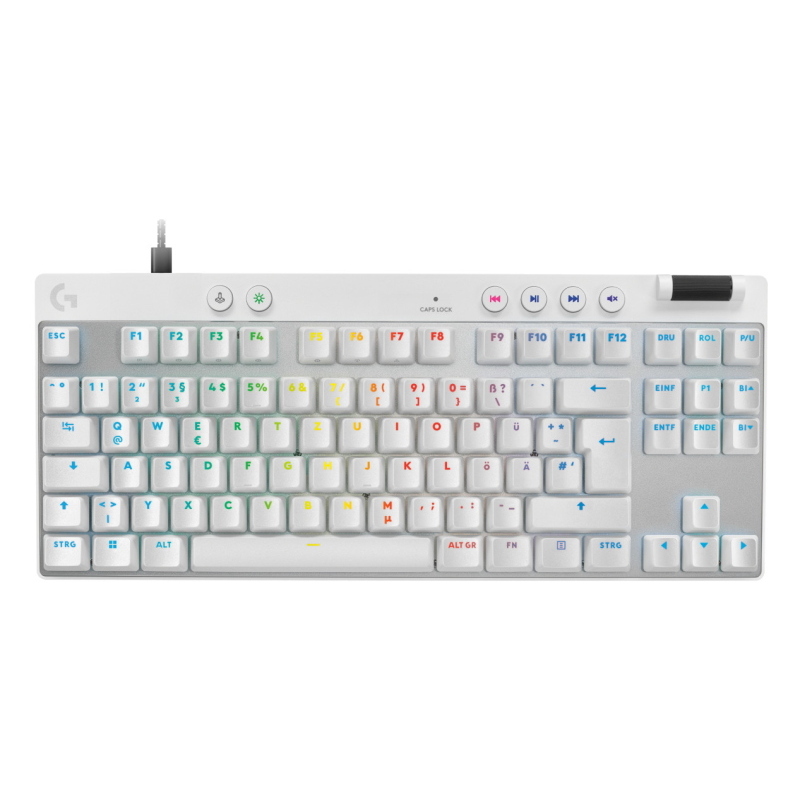 Logitech Bianco Pro X Tkl Rapid (De, Cablato), Tastiera, - Immagine 6