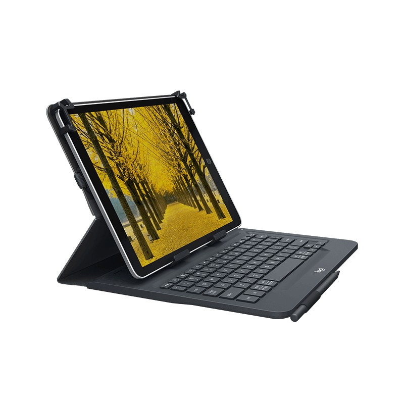 Logitech Custodia Universal Folio Per Tablet Con Tastiera Bluetooth Per Apple, Android E Windows, Svizzero (Qwertz) - Immagine 3