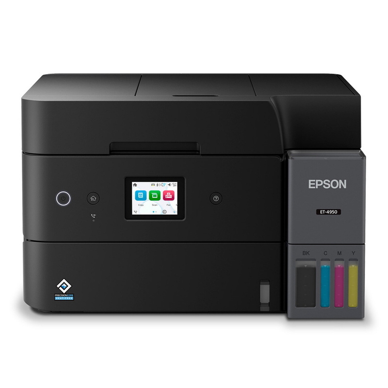 Epson multifunzione ink a4 colore, ecotank et-4950, 16ppm, fronte/retro, adf, usb/lan/wifi, 4 in 1