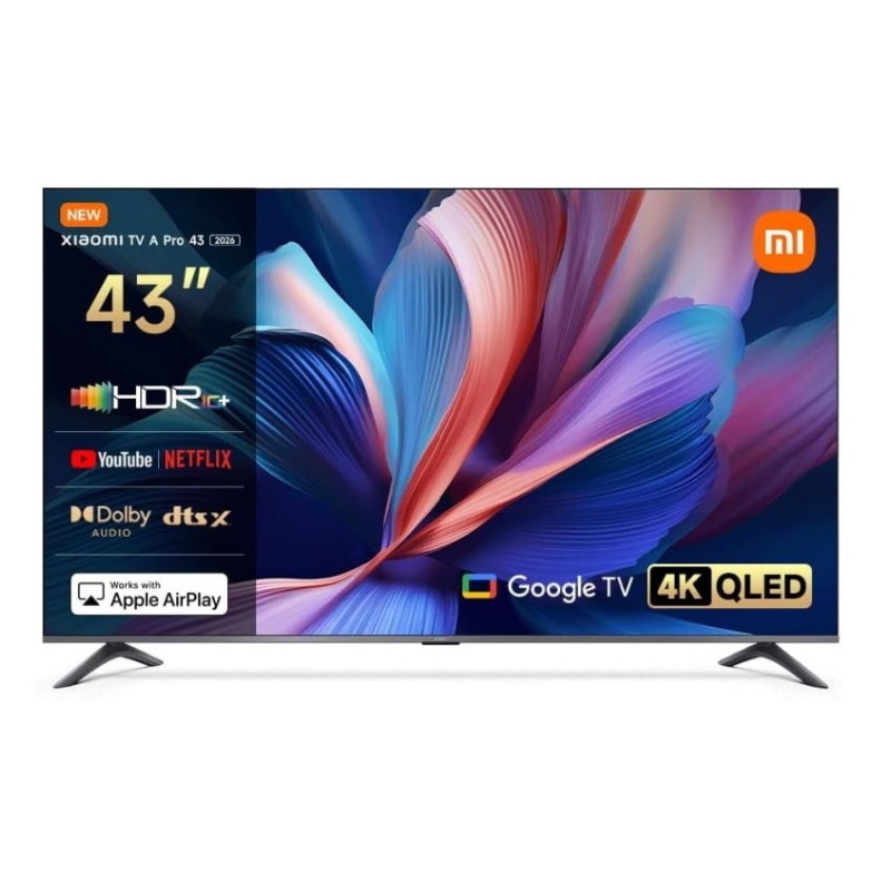 Tv qled 43 a pro 2026 ultra hd 4k smart tv wifi dvb-t2 google tv
