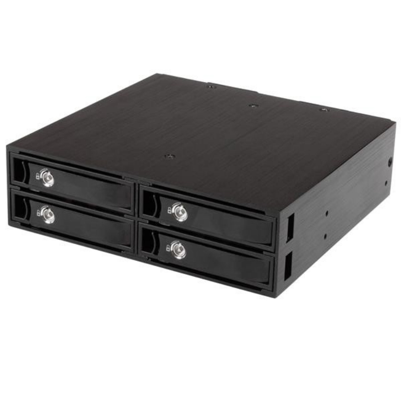 Startech .Com Backplane Mobile Per Rack Hot-Swap 5,25" A 4 Alloggiamenti Hdd Sata/Sas Da 2,5" - 6 Gbps - Immagine 5