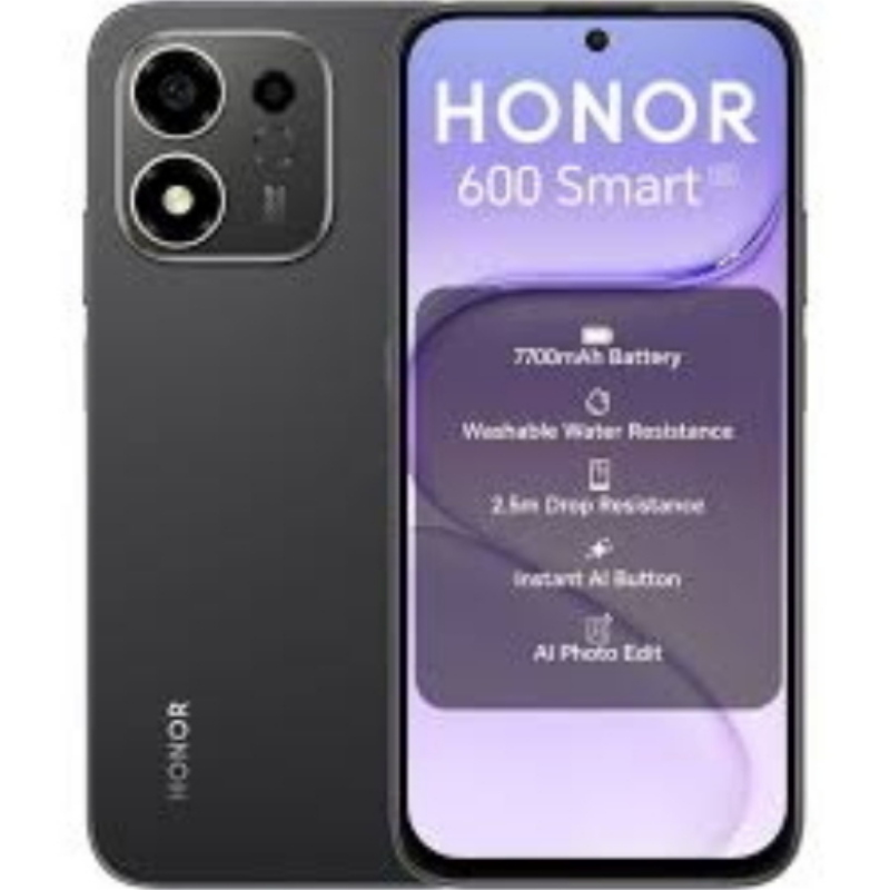 Honor 600 smart 5g dual sim 6.87 octa core 128gb ram 4gb 5g vodafone italia velvet black