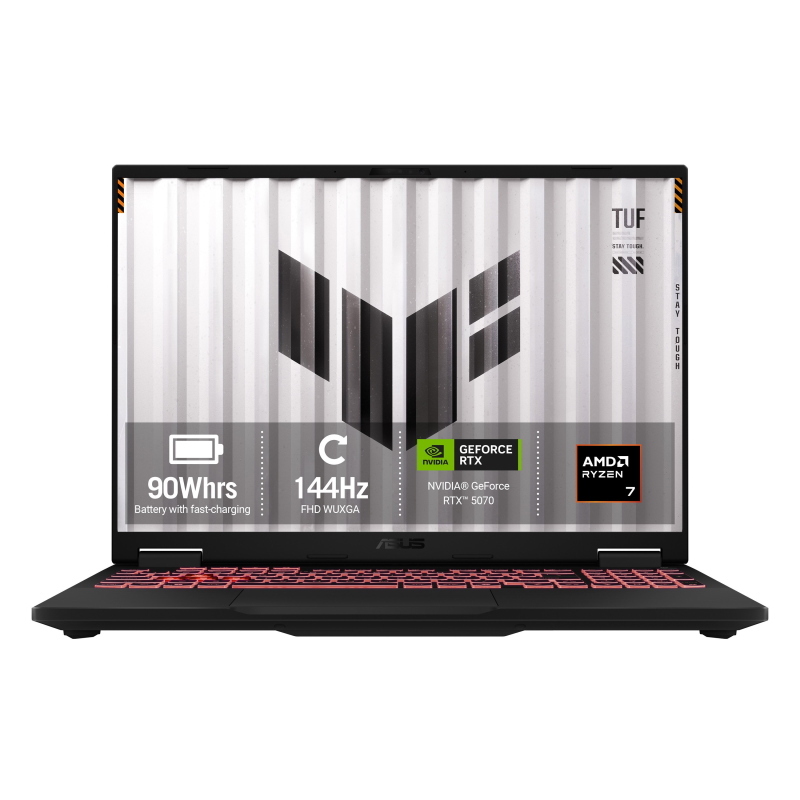 Asus tuf gaming a16 fa608up-tu131w amd ryzen? 7 260 computer portatile 40,6 cm (16\) wuxga 16 gb ddr5-sdram 1 tb ssd nvidia
