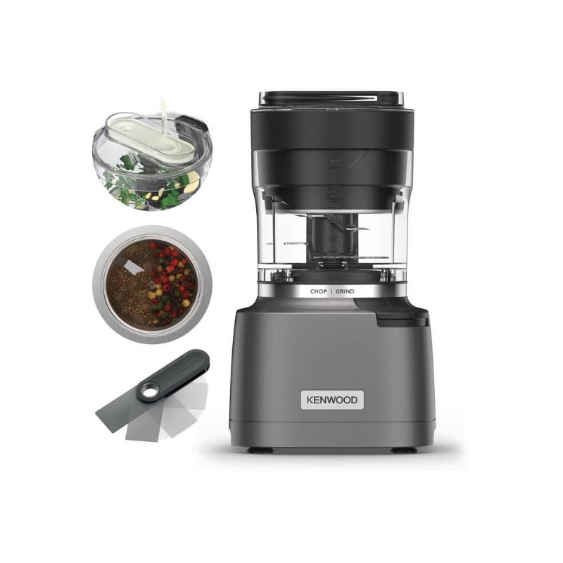 Kenwood Duo Prep CHP80.000SI Tritatutto e Macinino 2 in 1 800W 500ml 4 Lame - Immagine 8