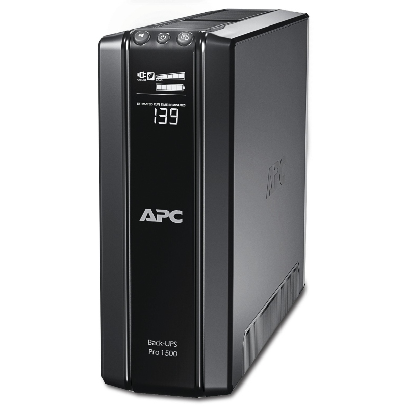 Apc back-ups pro gruppo di continuità (ups) a linea interattiva 1,5 kva 865 w 10 presa(e) ac
