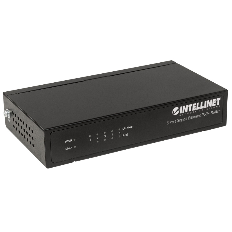 Intellinet Switch PoE+ 5 porte Gigabit Ethernet - Immagine 2