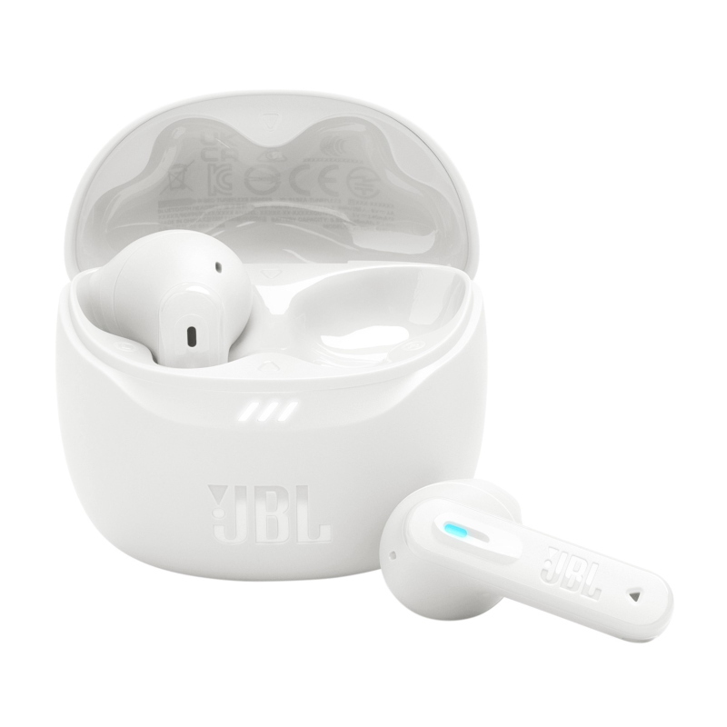 Jbl Bianchi Auricolari Tune Flex 2 Wireless Bluetooth 5.3 Con Cancellazione Del Rumore E Microfono, - Immagine 3