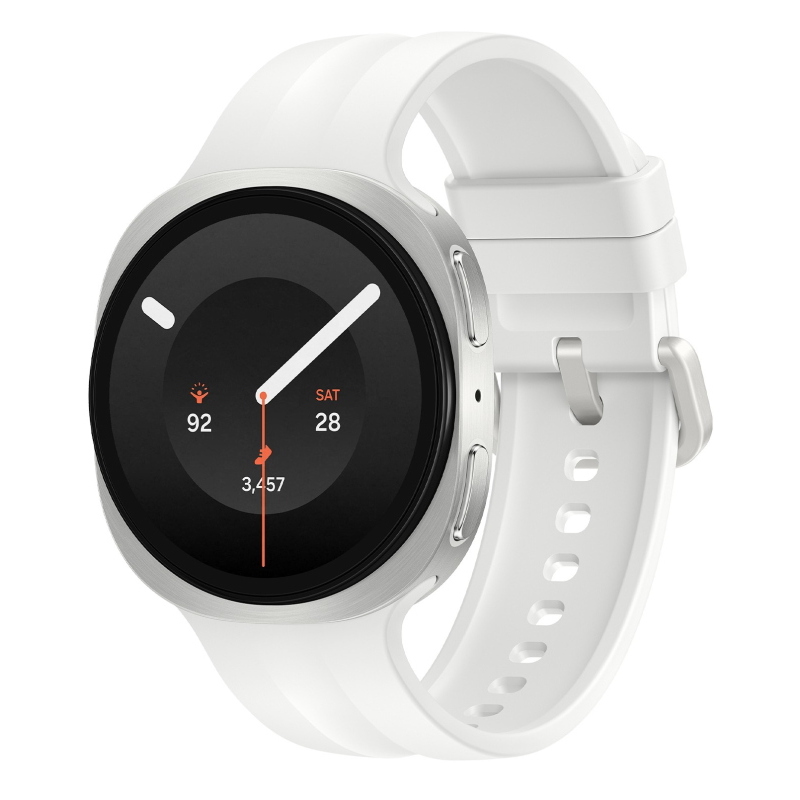 Samsung galaxy watch9 3,3 cm (1.3\) amoled 40 mm digitale 438 x 438 pixel touch screen argento wi-fi gps (satellitare)