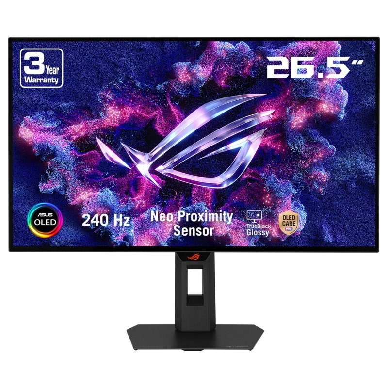 Asus rog strix oled xg27aqdmgr monitor pc 67,3 cm (26.5\) 2560 x 1440 pixel quad hd nero