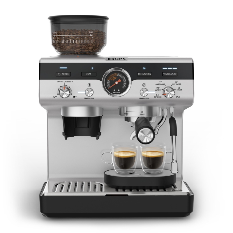 Krups precision xp801t10 macchina per caffè automatica/manuale macchina per espresso 3 l