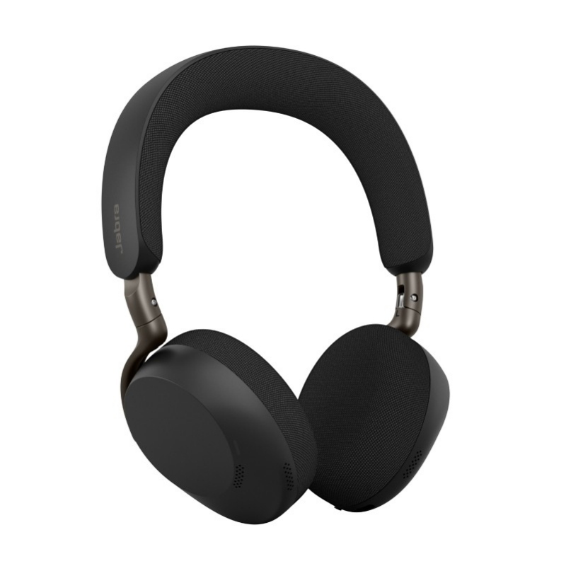 Jabra Nero Evolve3 75 Uc + Supporto Di Ricarica (Senza Fili, Usb-A, Unify), Cuffie Da Ufficio, - Immagine 4