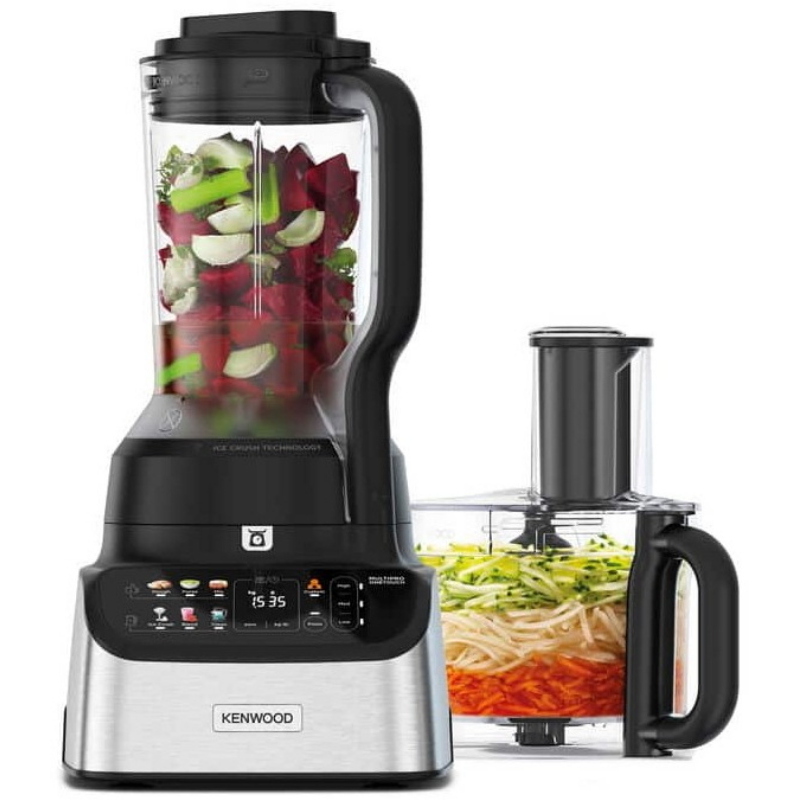 Kenwood multipro onetouch robot da cucina 1000 w 3 l nero, acciaio inox bilance incorporate