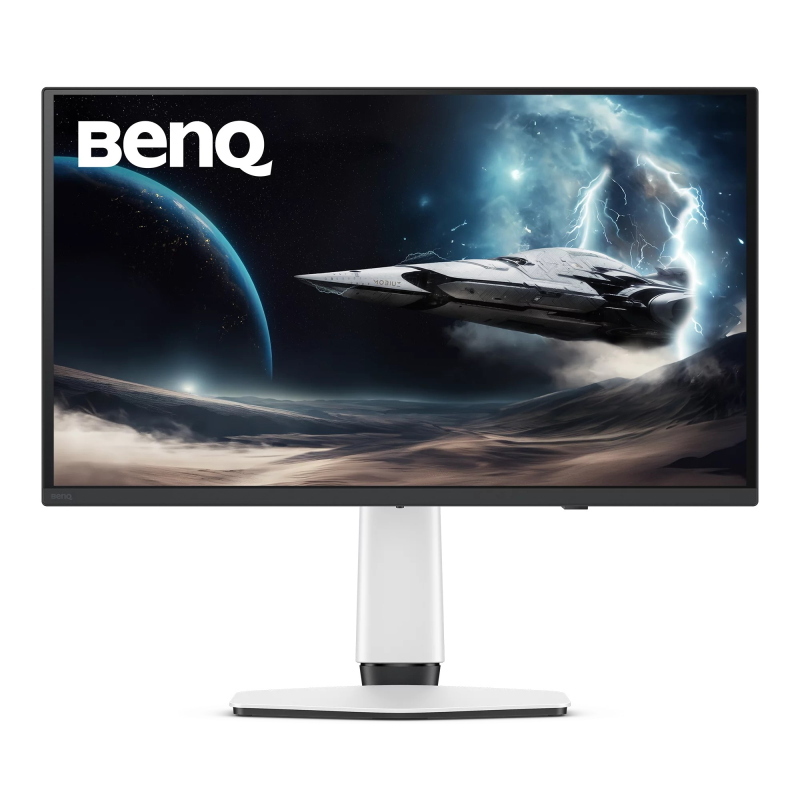 Benq ex271uz monitor pc 67,3 cm (26.5\) 3840 x 2160 pixel 4k ultra hd oled nero, bianco