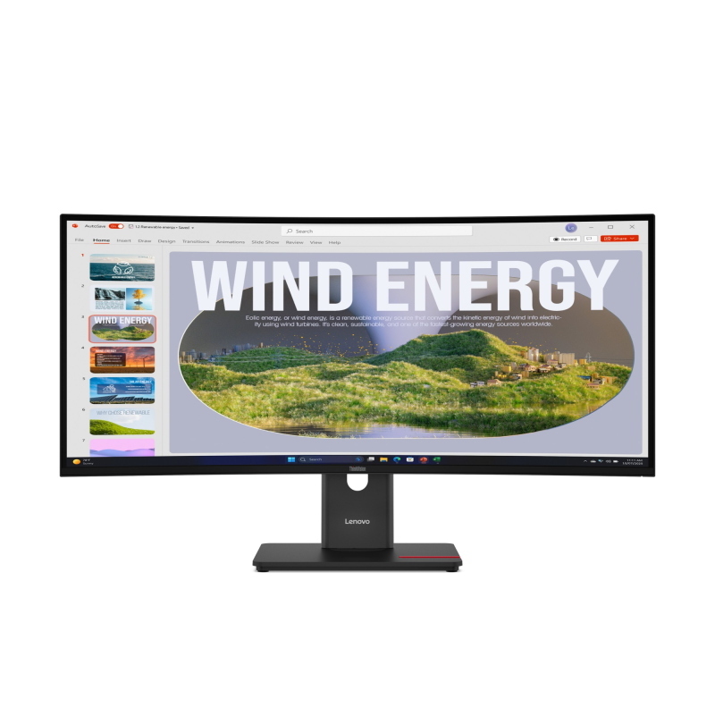 Lenovo thinkvision t34wd-40 monitor