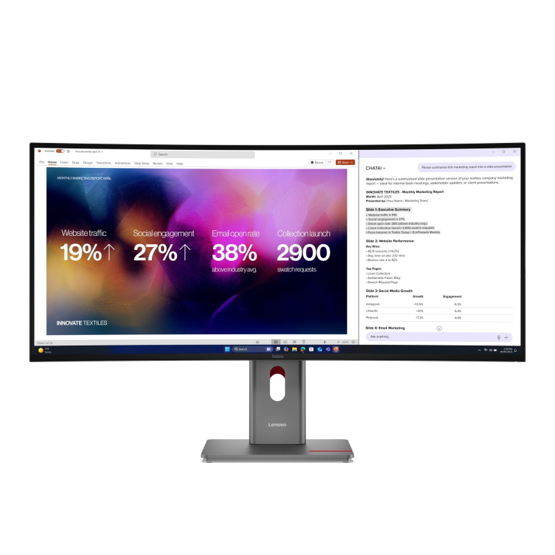 Lenovo thinkvision p40wd-40 monitor