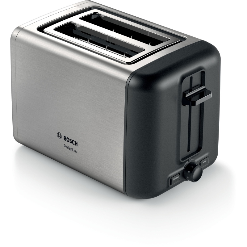 Bosch tat3p420de tostapane 2 fetta/e 970 w nero, argento