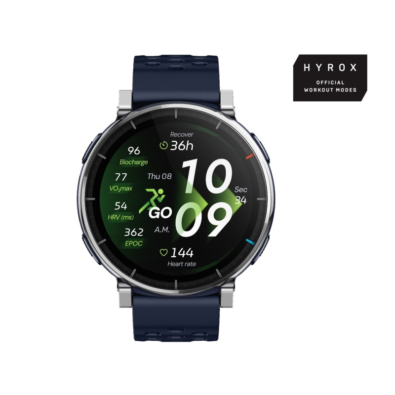 Amazfit w2558gl2n smartwatch e orologio sportivo 3,35 cm (1.32\) amoled digitale 466 x 466 pixel touch screen argento gps