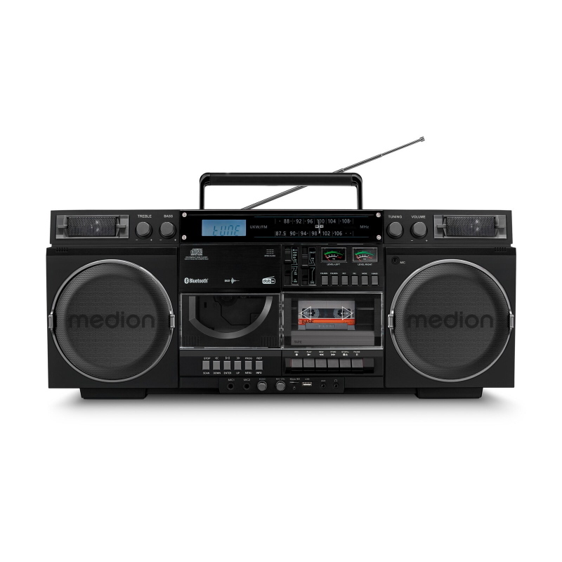 Medion Chiaro Radio Cd Life P66538 20W Rms Bluetooth 5.1 Dab+ Fm Cd Cassette Usb - Immagine 6