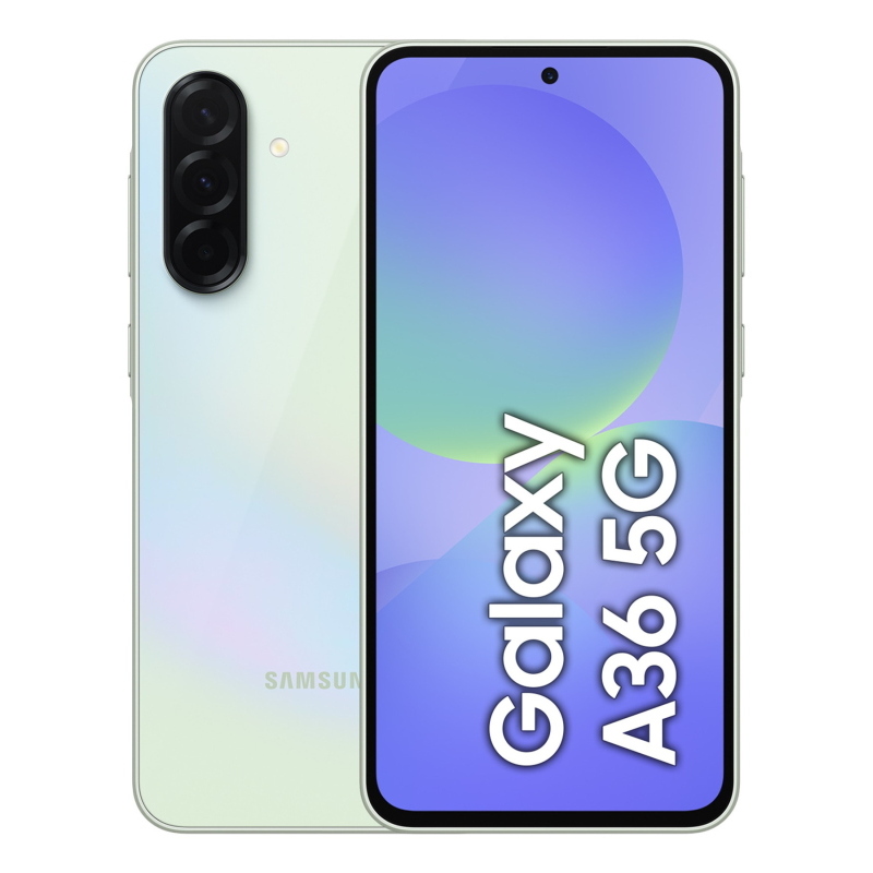 Samsung galaxy a36 17 cm (6.7\) doppia sim android 15 5g usb tipo-c 6 gb 128 gb 5000 mah lime