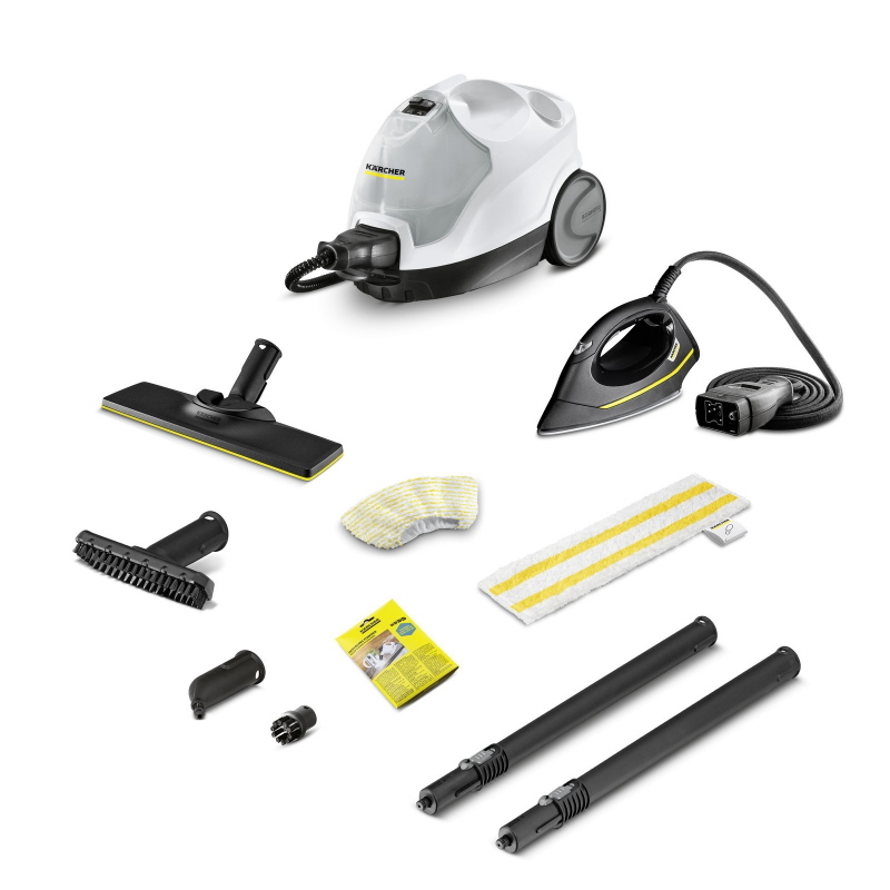 Kärcher sc 4 easyfix iron pulitore a vapore cilindrico 0,8 l 2000 w nero, bianco