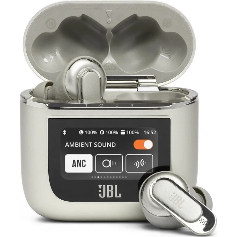 Jbl tour pro 2 cuffie wireless in-ear musica e chiamate bluetooth grigio - Immagine 3