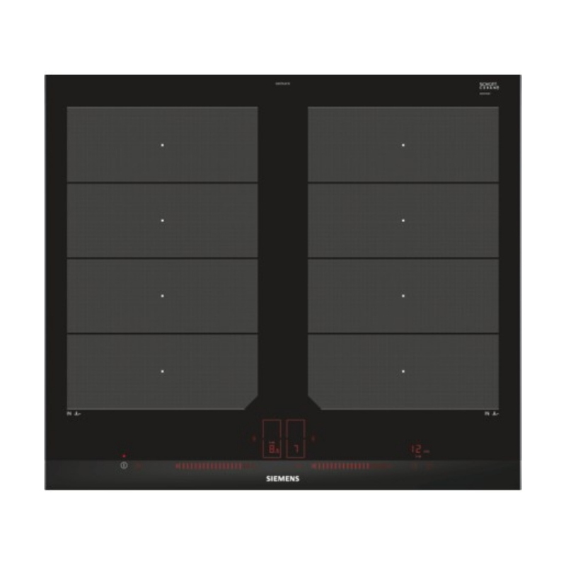 Siemens ex675lxc1e piano cottura nero, acciaio inossidabile da incasso piano cottura a induzione 4 fornello(i) - Immagine 4