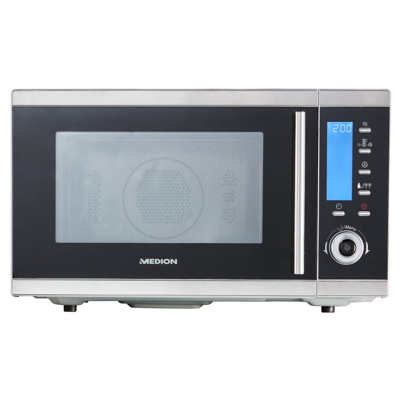 Medion md 15501 superficie piana microonde combinato 25 l 900 w nero, acciaio inossidabile