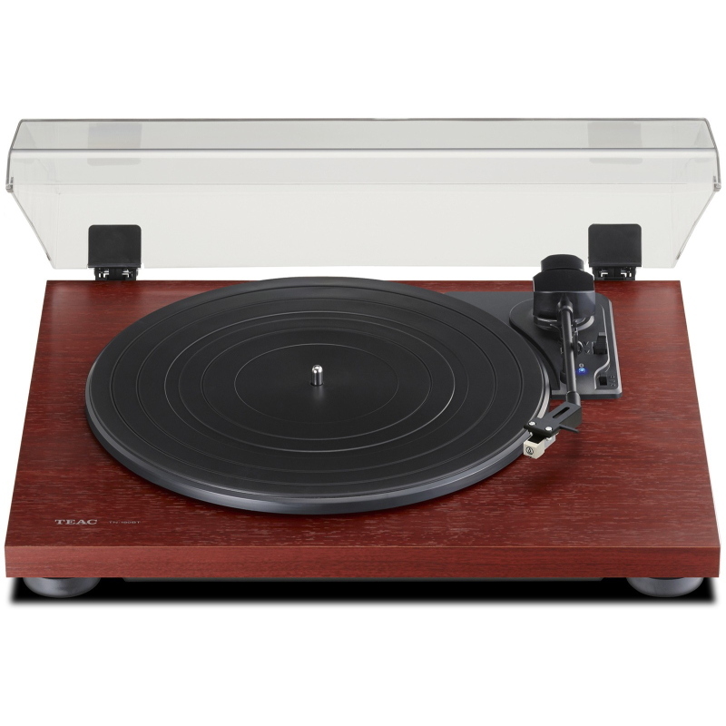 Teac tn-180bt-a3 giradischi con trasmissione a cinghia nero, ciliegia (frutto) semiautomatico