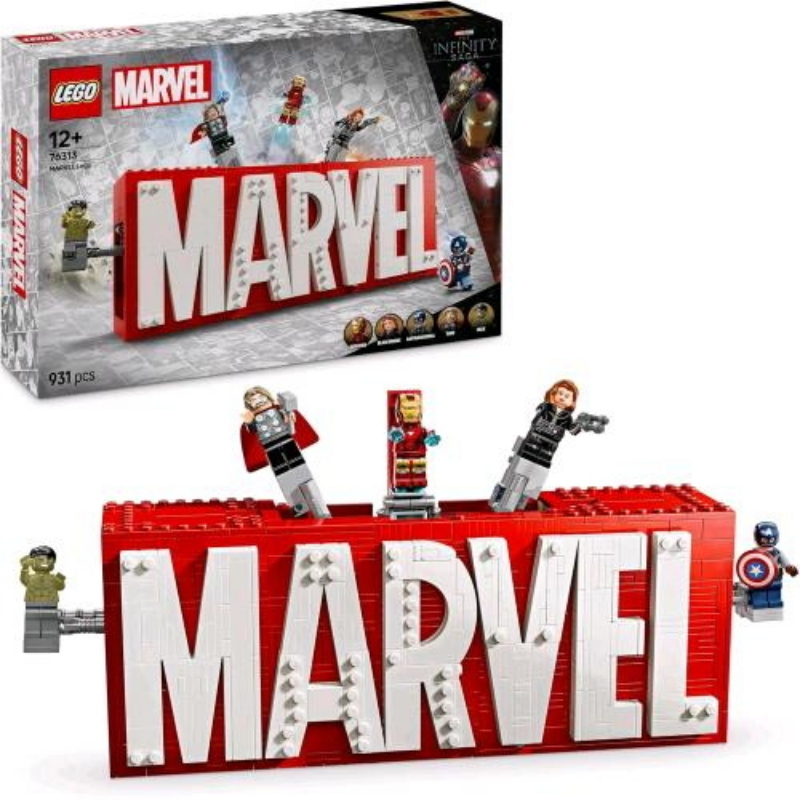 Lego Unisex Marvel Logo And Minifigures Set 76313 - Immagine 10