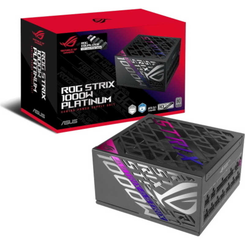 Asus Alimentatore Rog Strix 1000P 1000W Certificazione 80 Plus Platinum Modulare - Immagine 3
