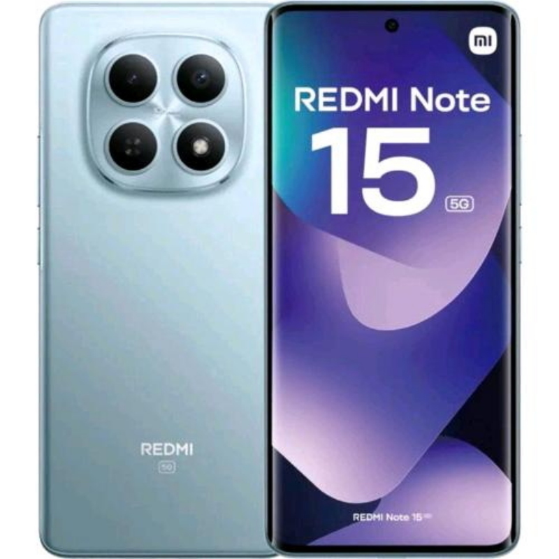 Xiaomi redmi note 15 5g dual sim 6.77 octa core 256gb ram 8gb 5g tim glacier blue