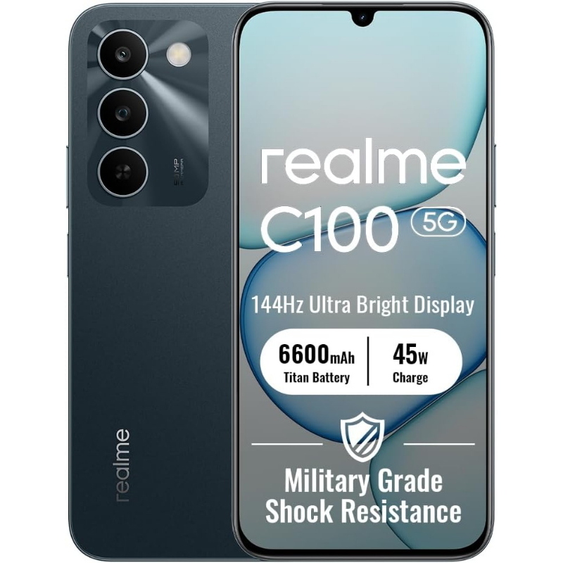 Realme c100 4+8/128gb 5g sprouting green dual sim - (garanzia europa - no brand)