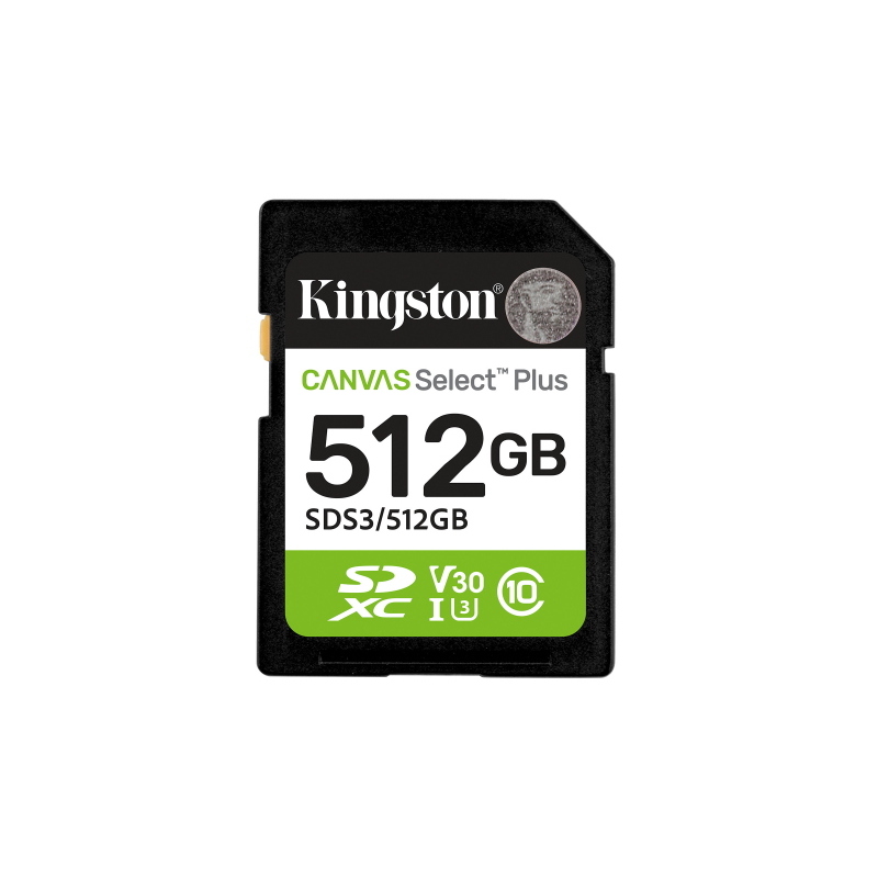 Kingston Technology 512GB SDXC Canvas Select Plus Gen3 150MB/s C10 UHS-I U3 V30 - Immagine 8