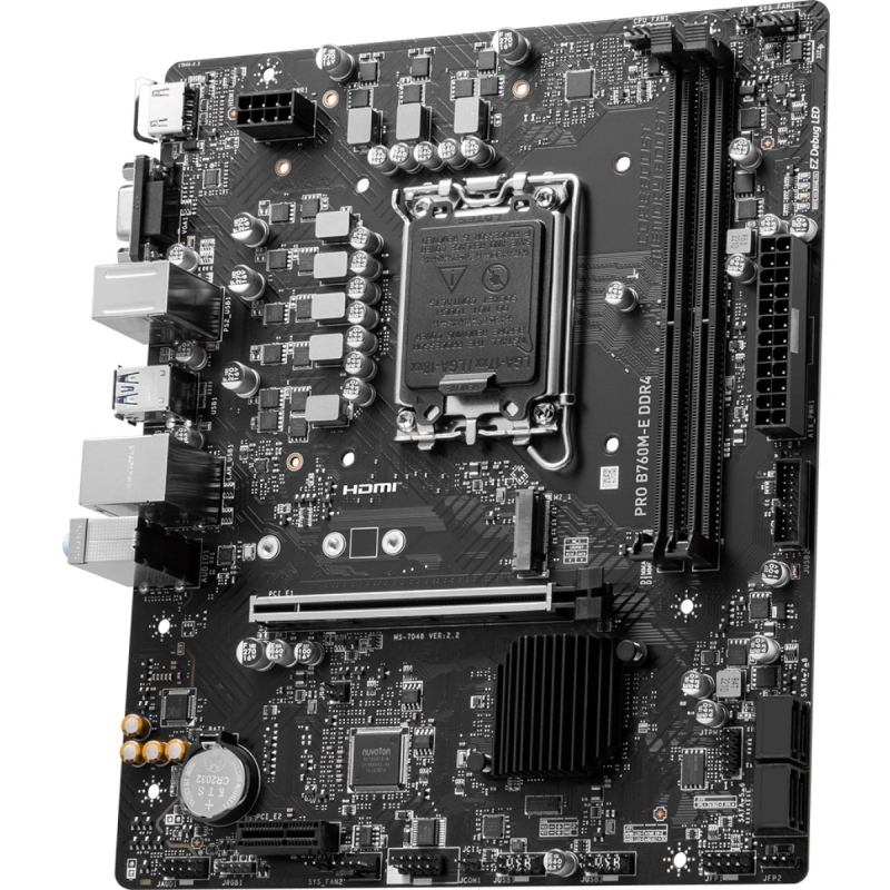 Asus mb b760, prime b760m-r d4, lga1700, ddr4, 2 x dimm slots, max. 64gb