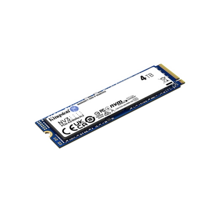 Kingston ssd interno nv3 4tb m,2 2280 pcie 4,0 x4 nvme r/w 3500/2800