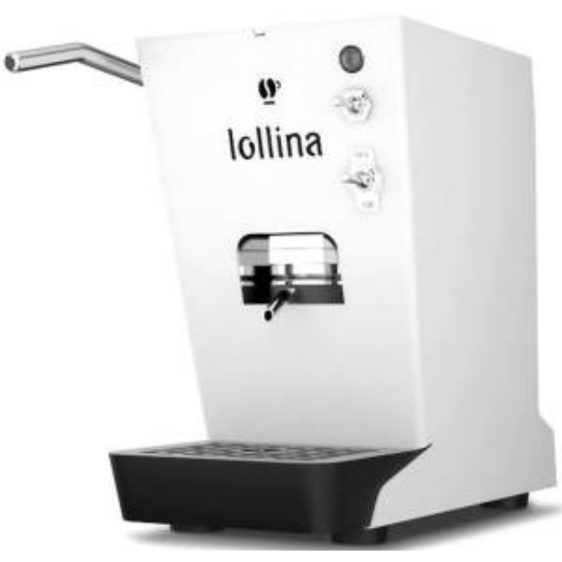 LollocaffÈ lollina+ macchina da caffÈ bianca + 40 cialde 44mm