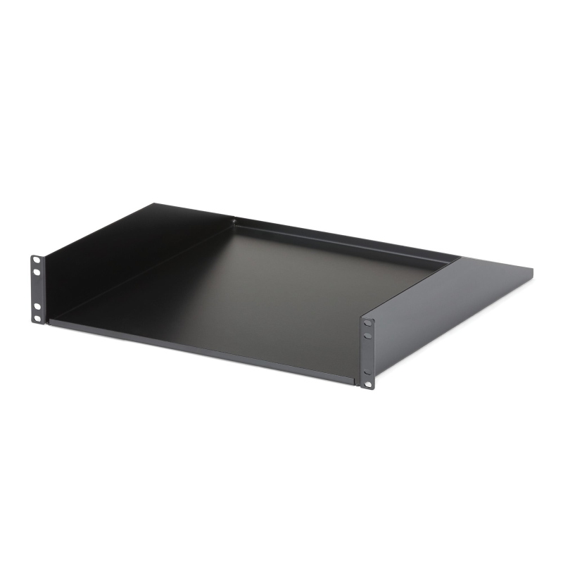 Startech Nero Ripiano Fisso 2U Per Il Montaggio Su Rack, Accessori Per Armadio Rack, - Immagine 3