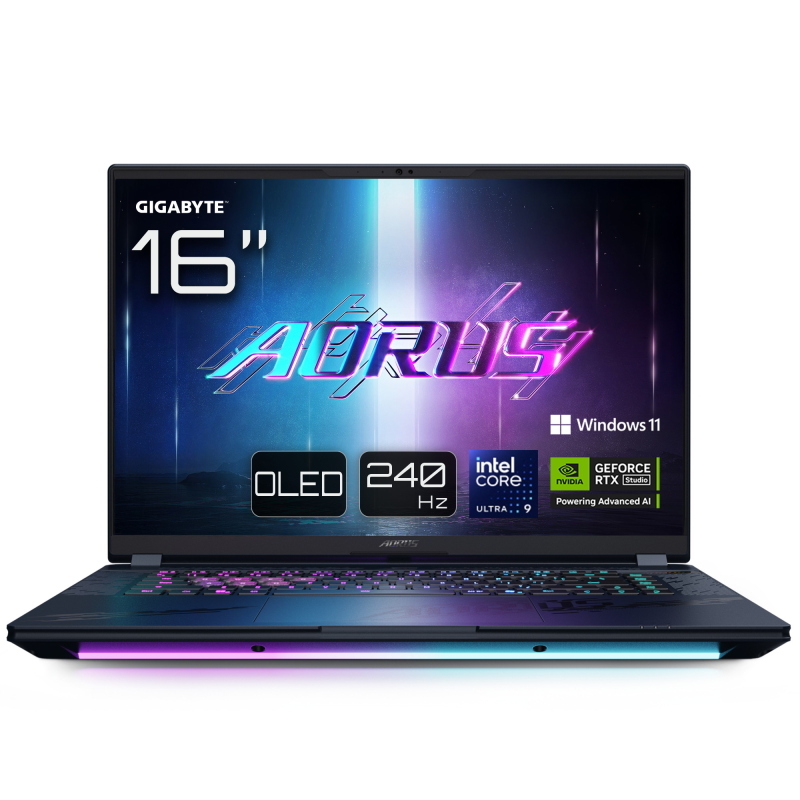 Gigabyte aorus master 16 byhc5dee65sp laptop intel core ultra 9 275hx computer portatile 40,6 cm (16\) wqx - tastiera qwertz