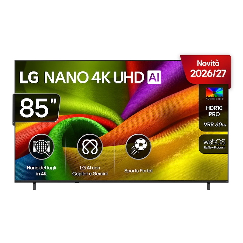 85 nano ai nu85 4k uhd webos26 plat
