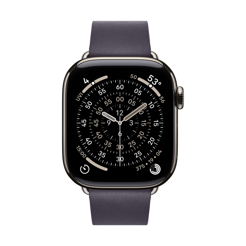 Apple 42mm armband mit moderner schlieÃe mitternachtsviolett - medium