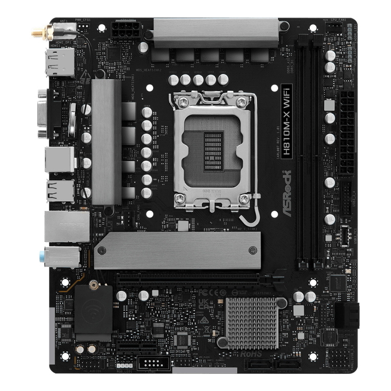 Asrock H810M-X WiFi micro ATX - Immagine 7