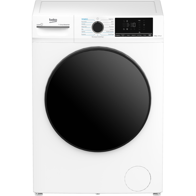 Beko lavasciuga 7/5kg slim inverter vapore d/a 1400 giri bmdsc7545b