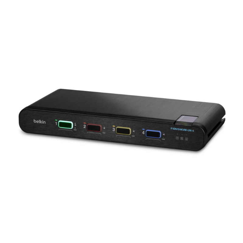 Belkin universal secure single-head - kvm-/audio-switch