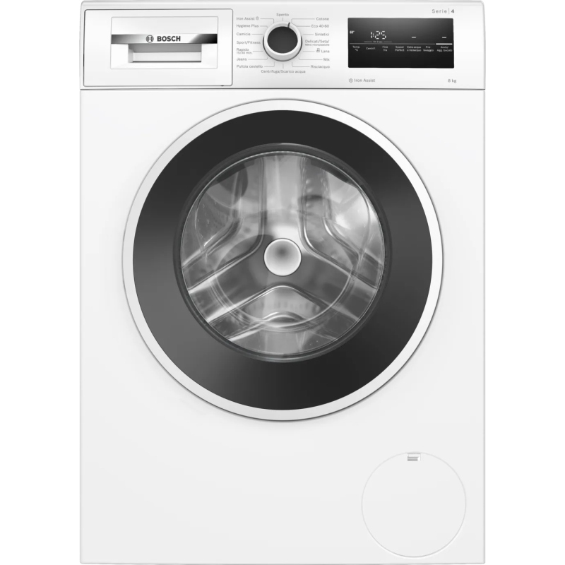 Bosch lavatrice 8kg ecosilence drive vapore a 1400giri wan28218it