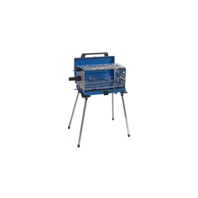 Camping gaz campingaz 400 sgr, 5200 w, grill, gas, feuerrost, blau, silber, rechteckig