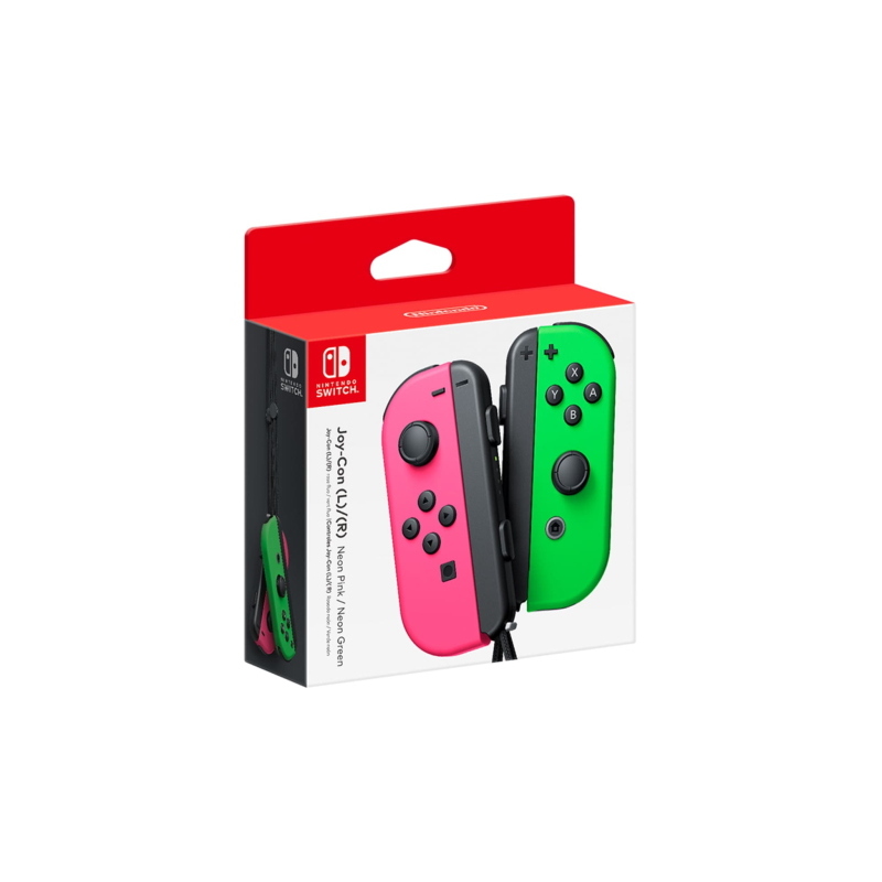 Coppia di joycon verde e rosa btr