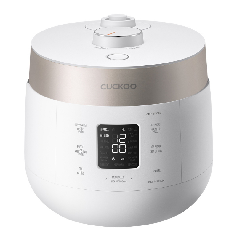 Cuckoo crp-st0609f reiskocher dampfdruck 880w 6 portionen