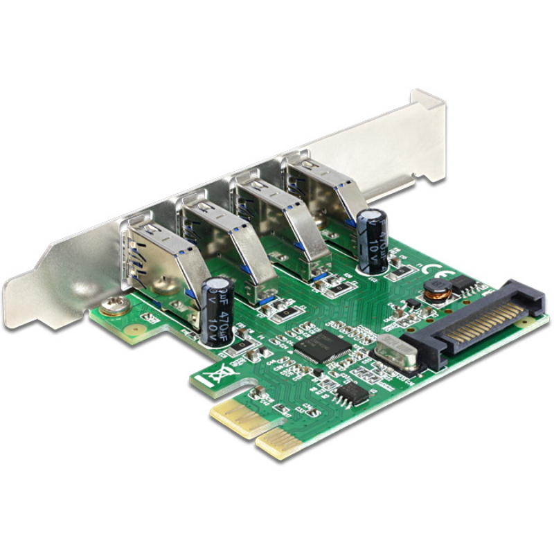 Delock 4 Usb Pcie, Scheda Controller - Immagine 2